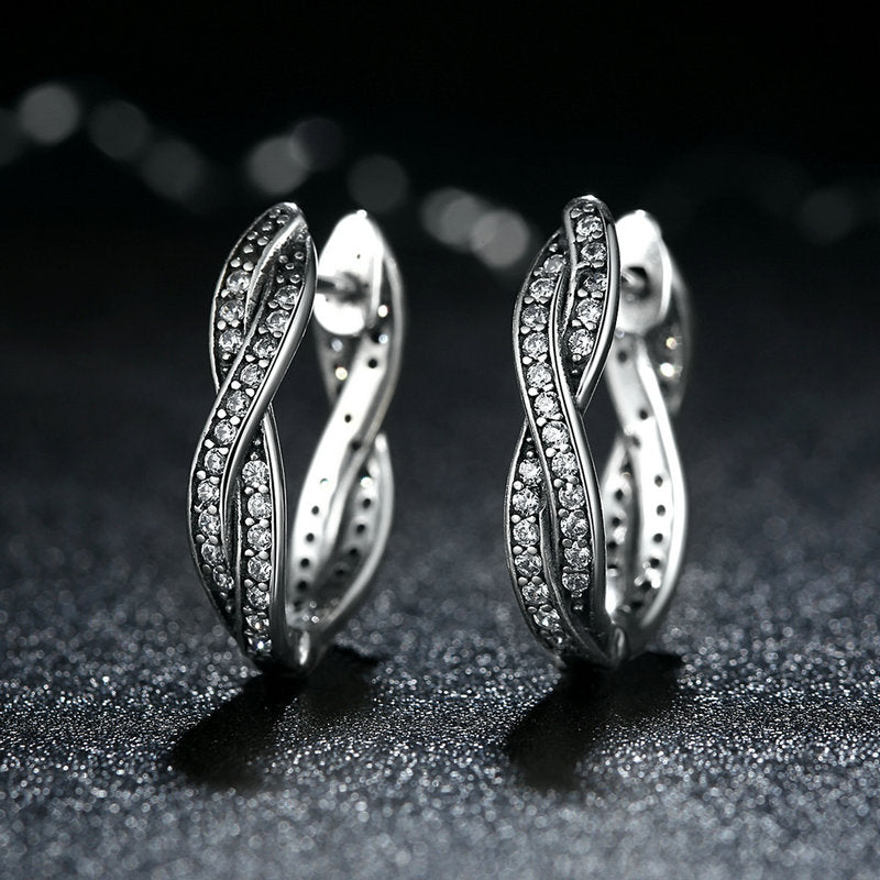 Small silver hoop earrings for mothers day gifts