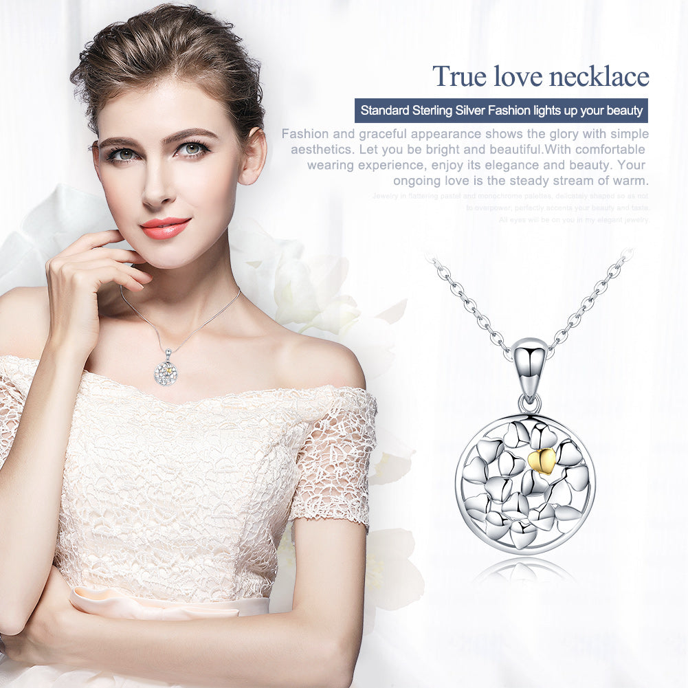 2022 Fashion Sterling silver necklaces silver necklace silver chains for Valentine's day