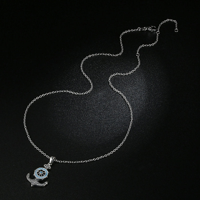 Anchor necklaces in sterling silver anchor jewelry