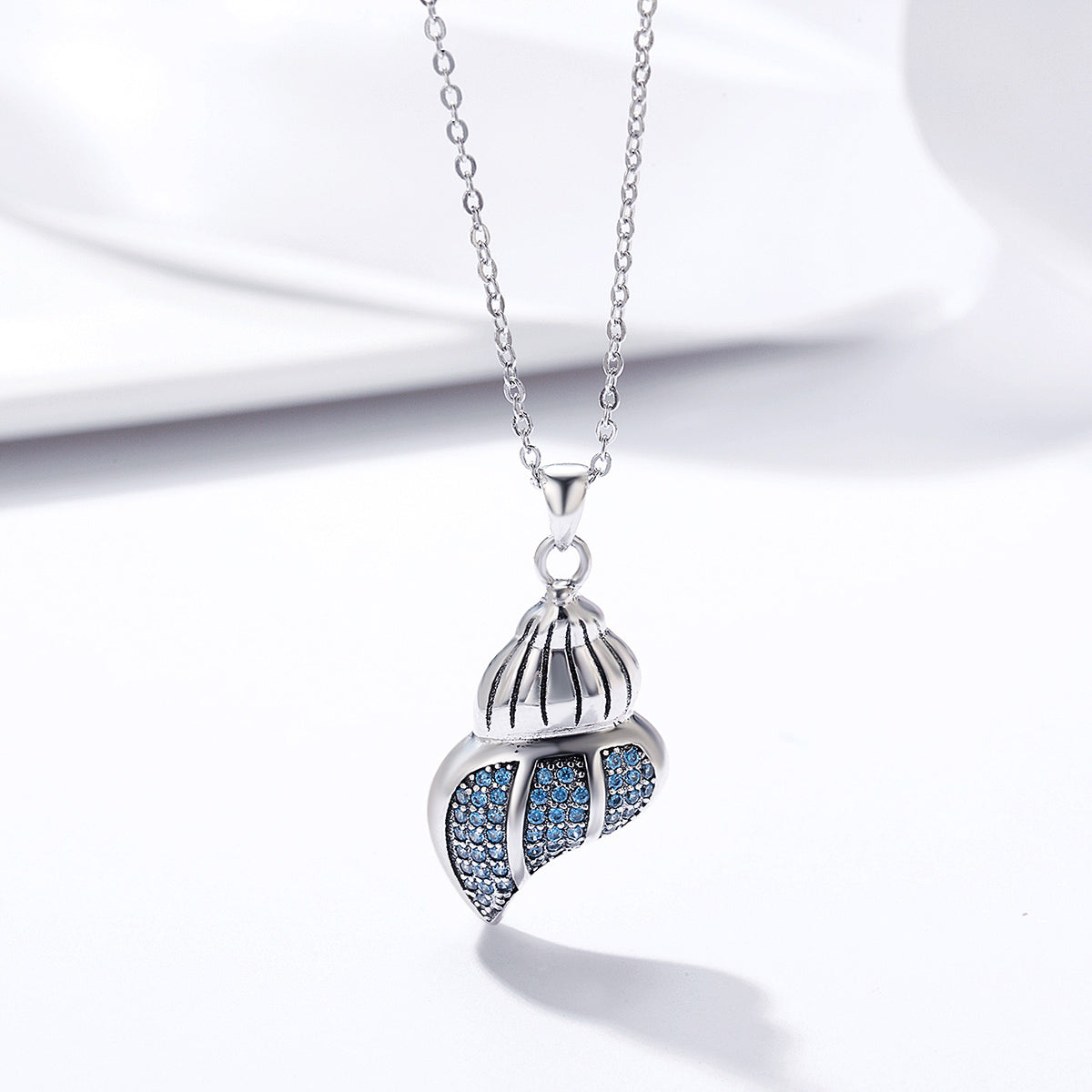 Conch shell necklace