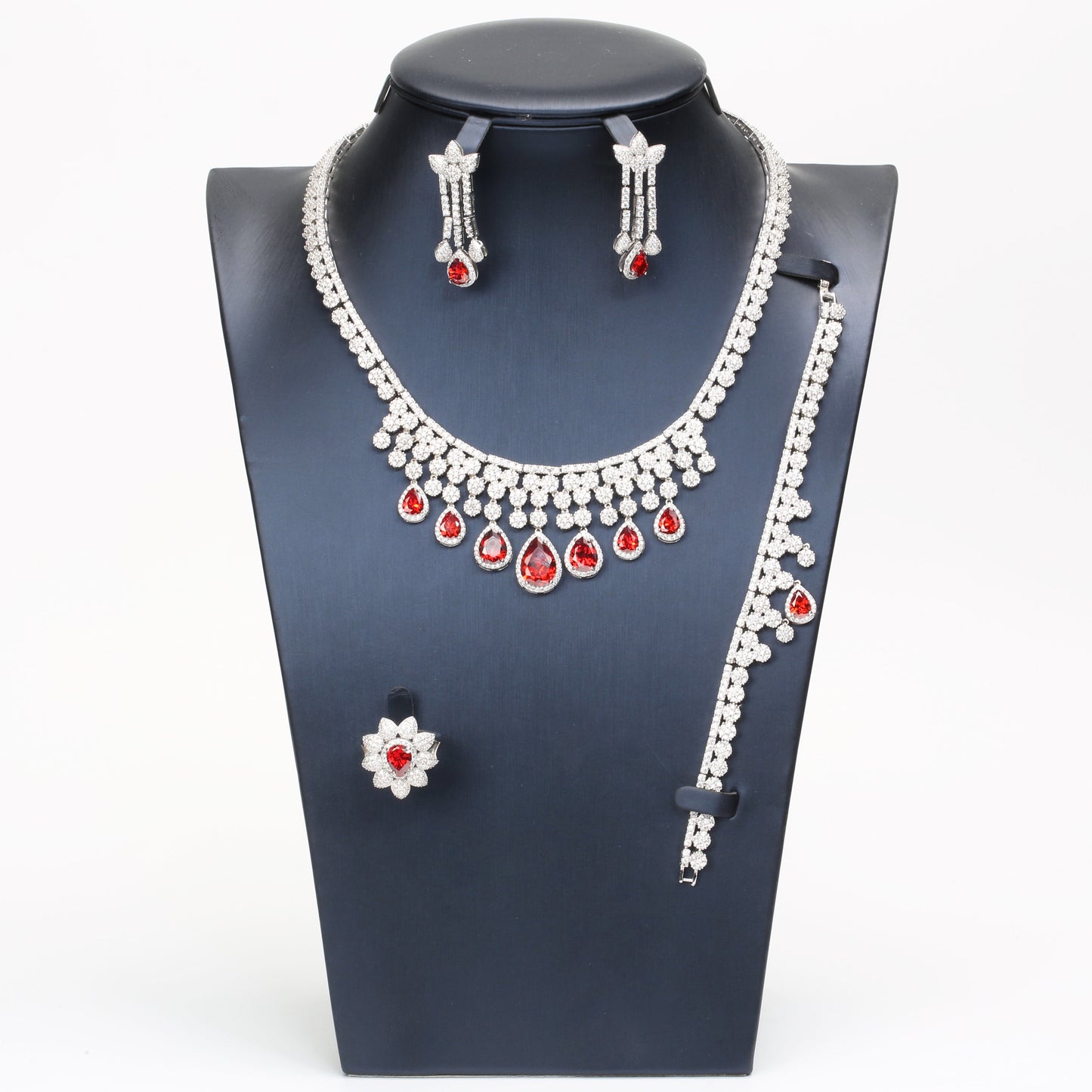 Jewellery set solid sterling silver bridal jewellery set bridal sets