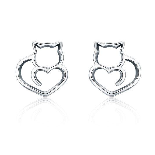 Cute cat earrings