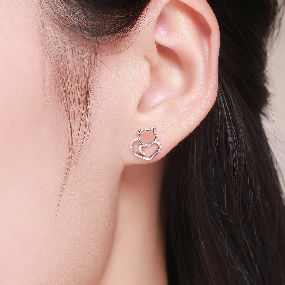 Cute cat earrings