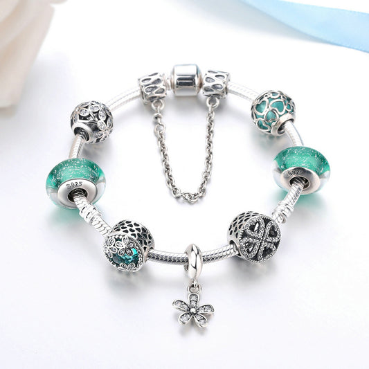 925 sterling silver beaded bracelets diy mothers day gifts mom bracelet