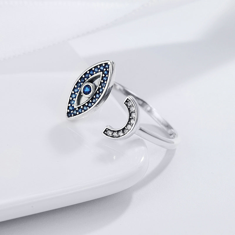 Evil eye ring sterling silver jewelry rings gift for mother