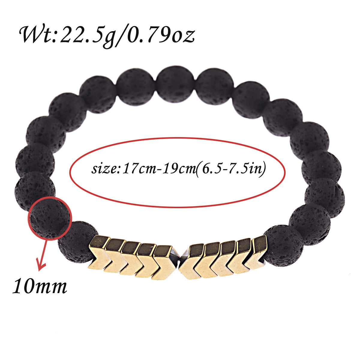 Sacred arrow diffuser bracelet