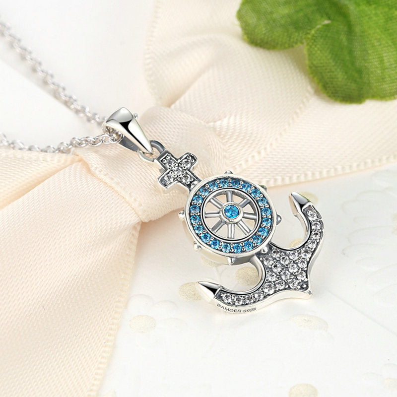 Anchor necklaces in sterling silver anchor jewelry
