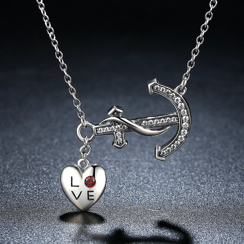 anchor necklace