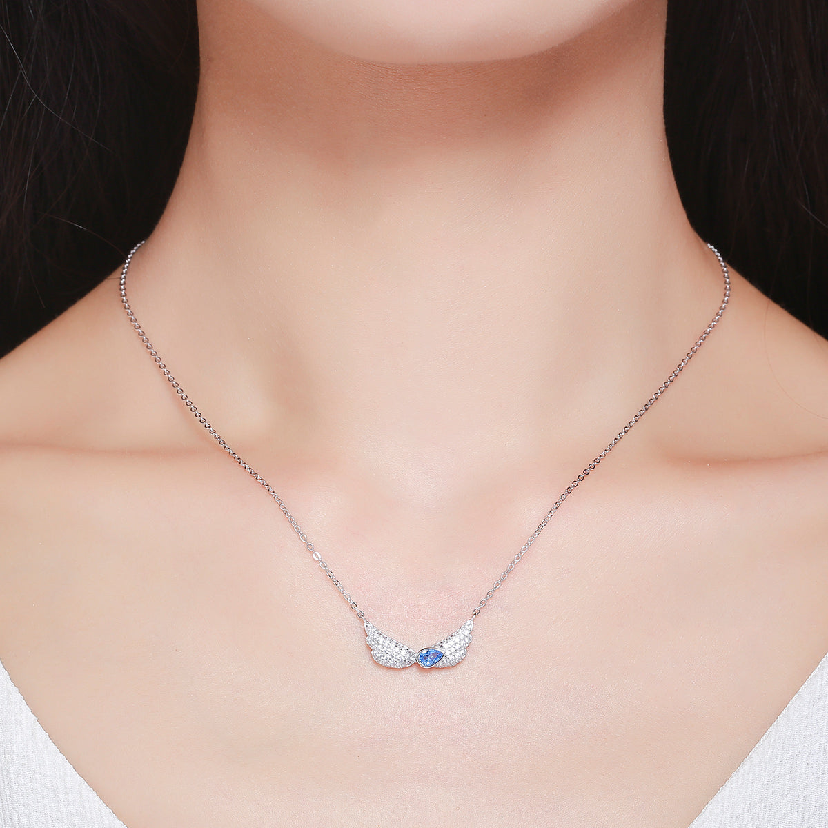 angel wing necklace