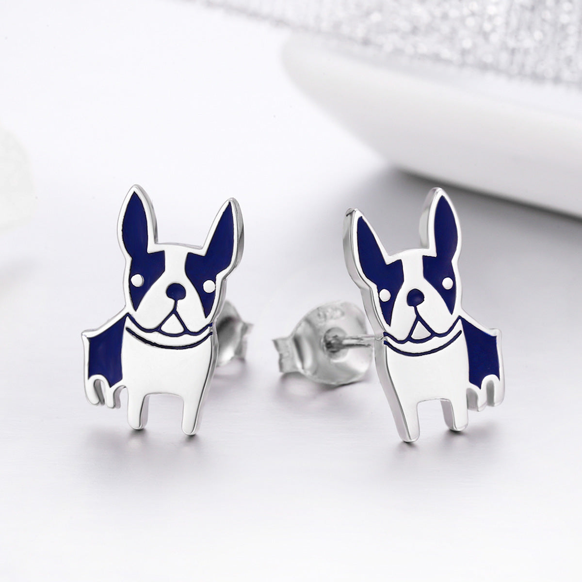 Dog earrings