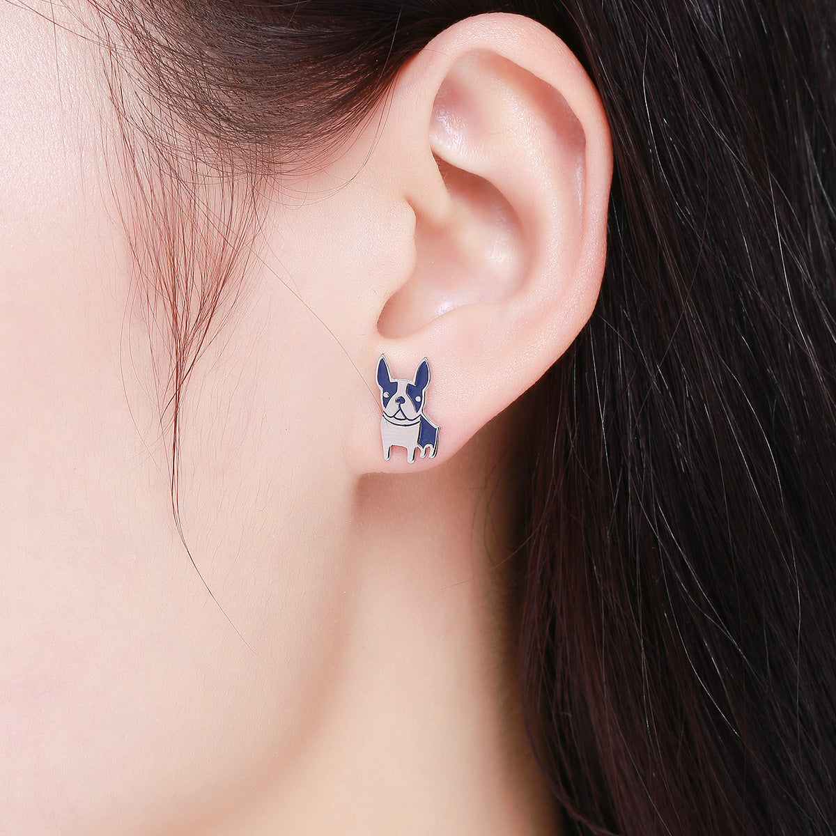 Dog earrings