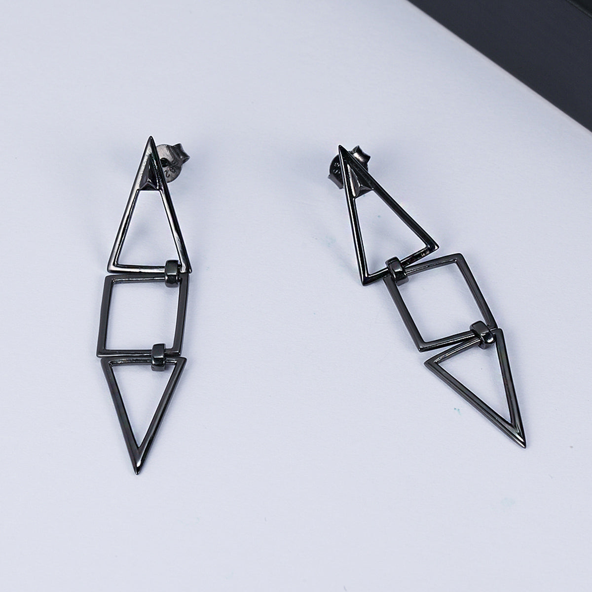  geometric stud earrings