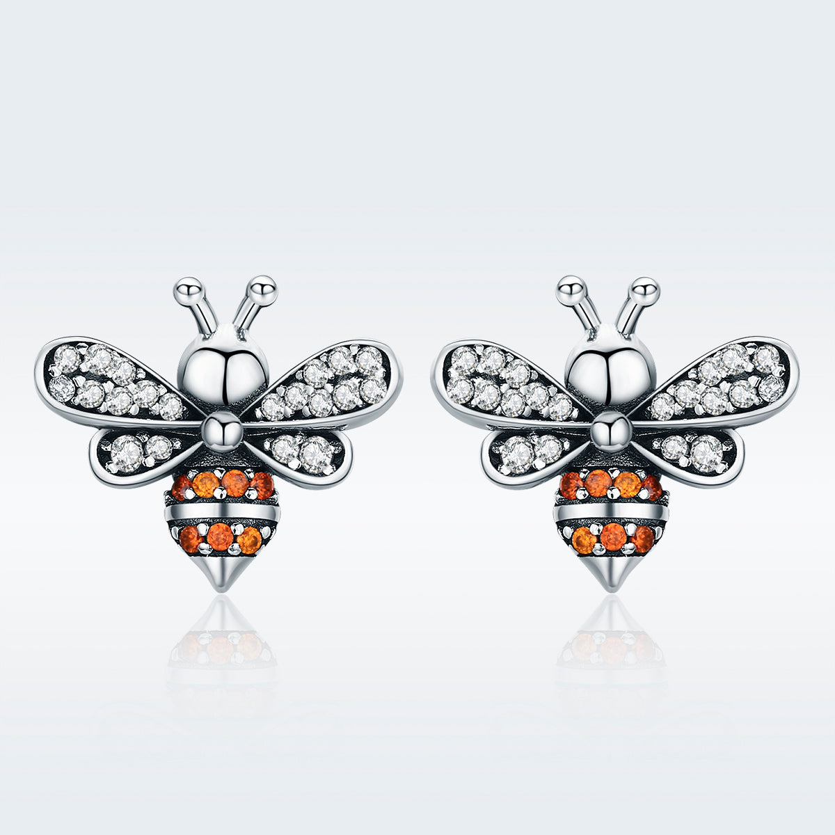 Honey bee earrings