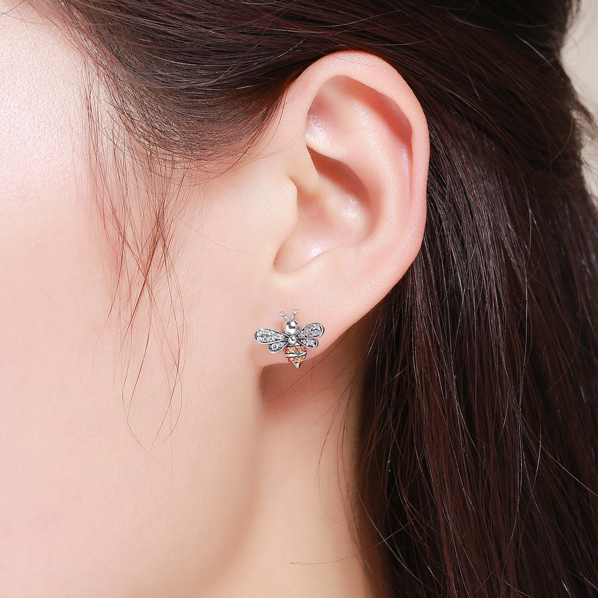 Honey bee earrings bumble bee earrings by TUVALU FASHION